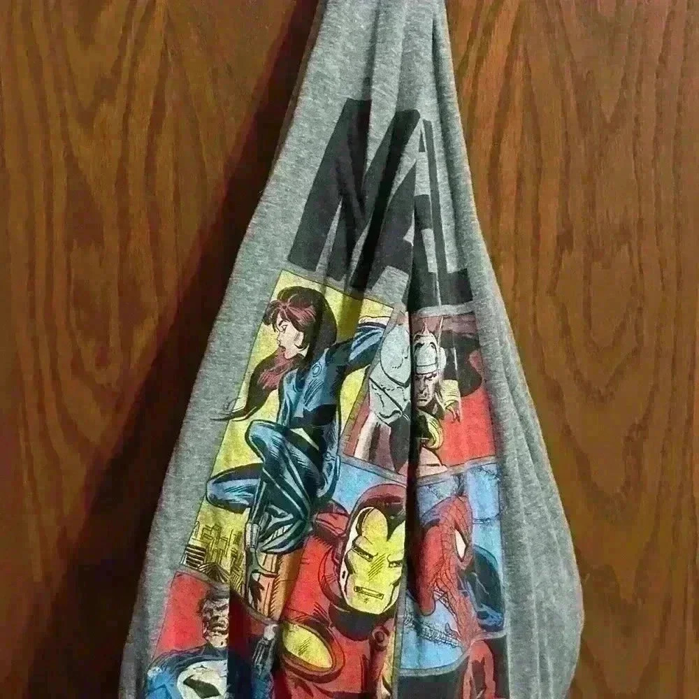 Tshirt no sew Marvel tote bag